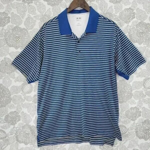 Adidas‎ Golf Striped Polo short sleeve Men's L